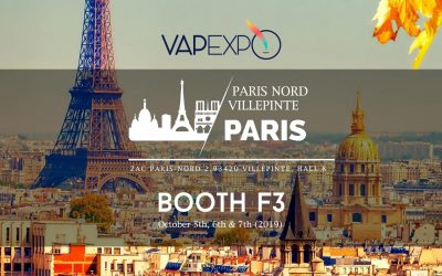 FRANCE VAPE EXHIBITION 5th-7th OCT. 2019